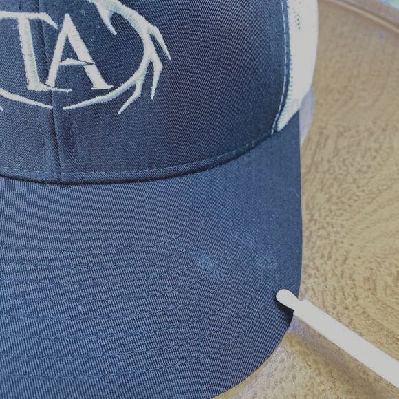 DEER SKULL ANTLERS (TLA) Hat Black Baseball Ball Cap Adjustable SNAPBACK Mesh - Picture 7 of 11